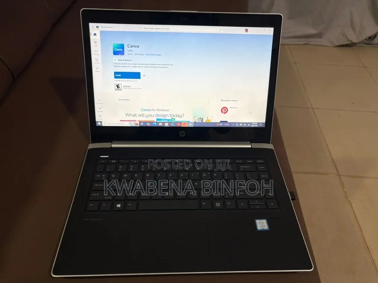Laptop HP ProBook 11 X360 8GB Intel Core i5 SSD 256GB