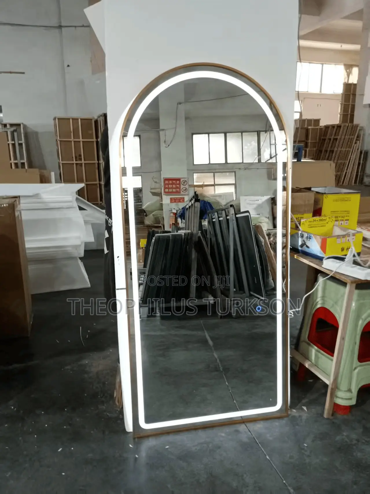 Elegant Gold Salon Mirror