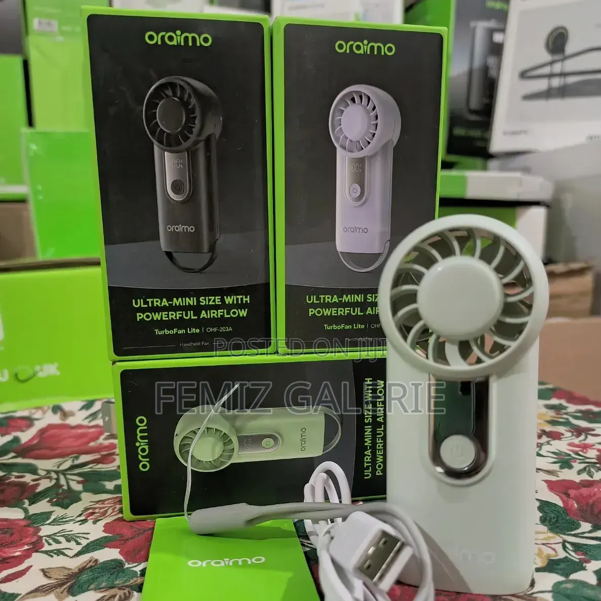 Oraimo TurboFan Lite Mini Powerful Handheld Fan