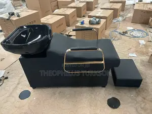Professional Shampoo Bed Black Gold