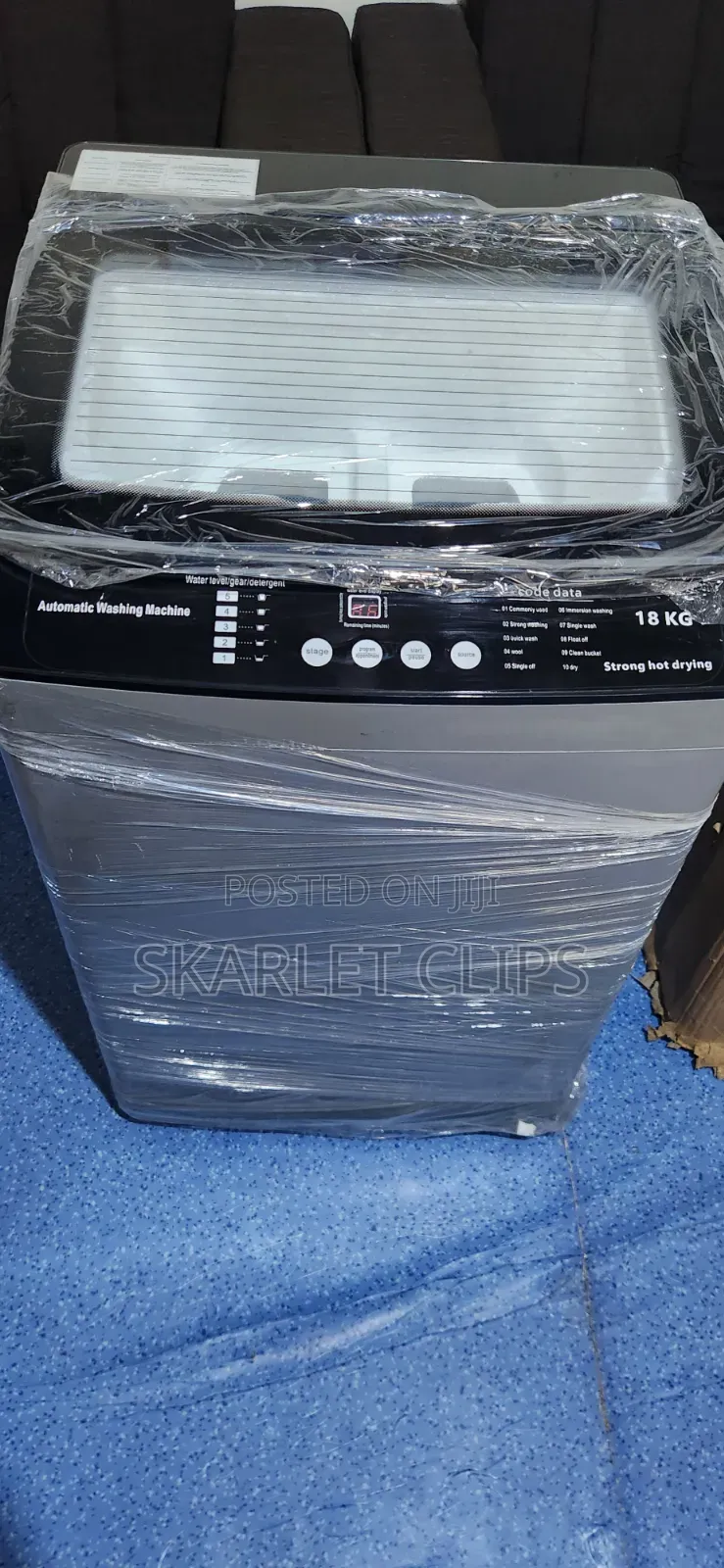 18KG Fully Automatic Washing Machine – Large Capacity HIGH DRYING