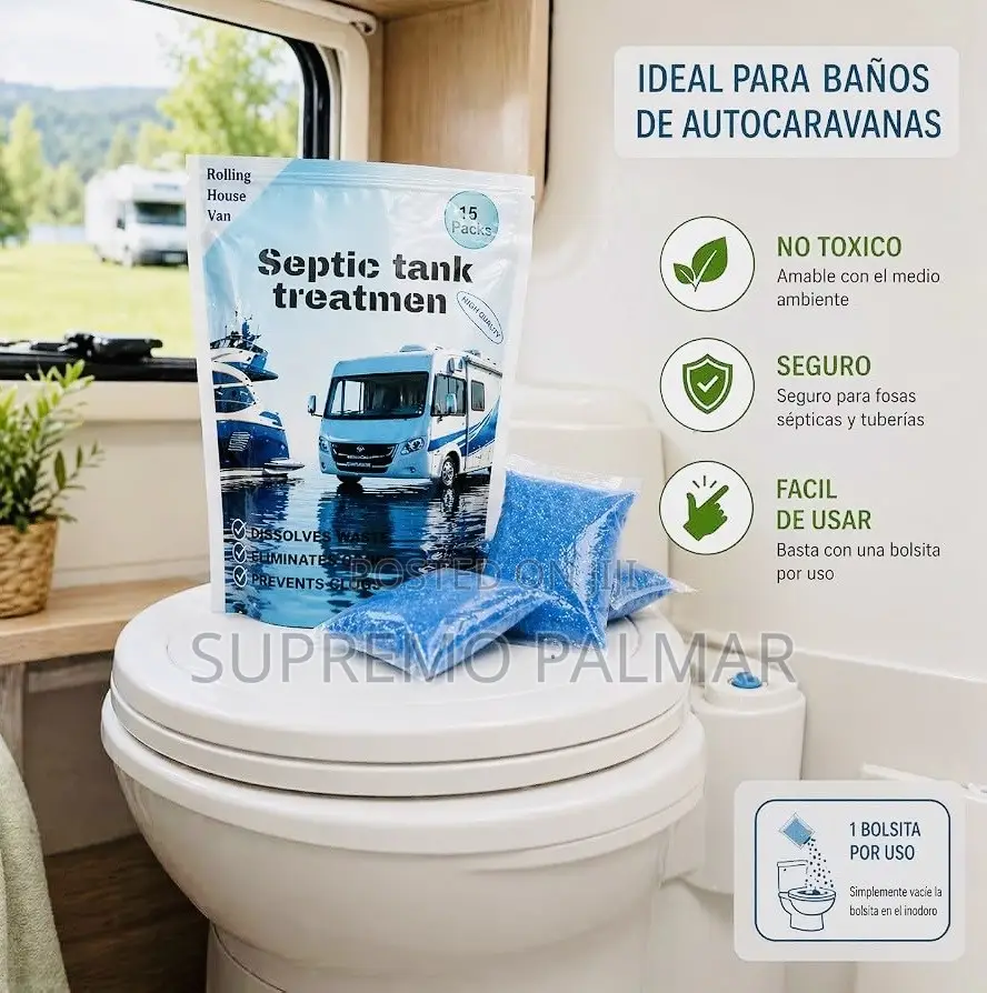 Rolling House 10 Pods Septic Tank Treatment - Water Soluble Waste