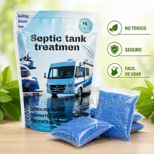 Rolling House 10 Pods Septic Tank Treatment - Water Soluble Waste