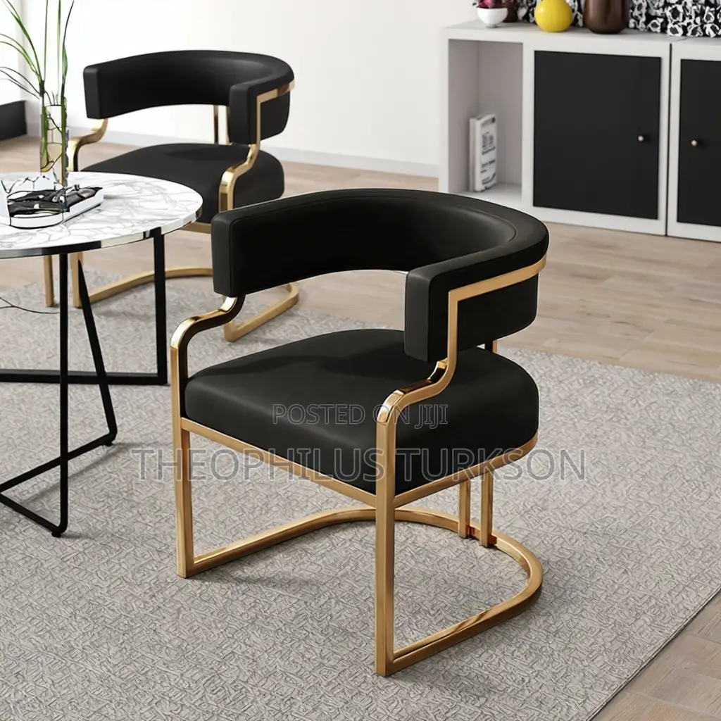 Black Gold Chair