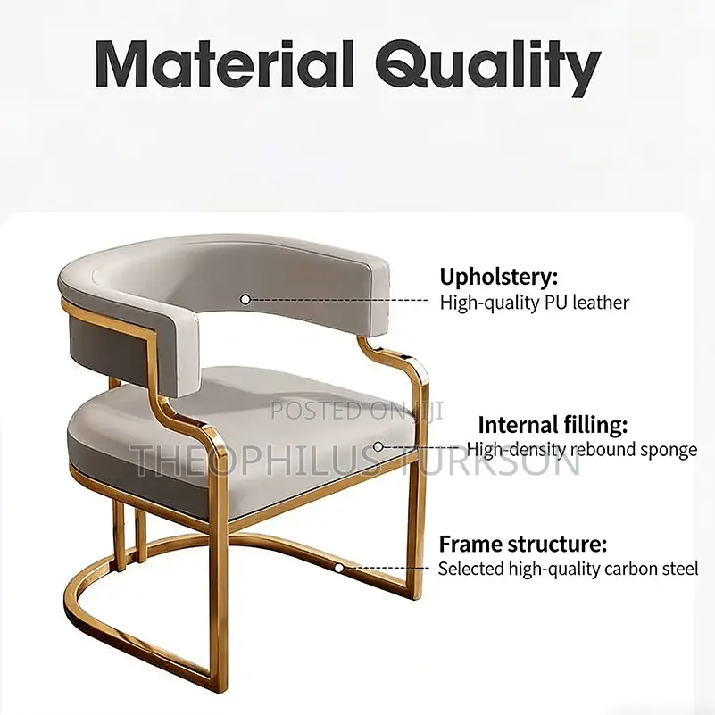 Black Gold Chair
