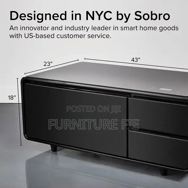 Sobro Smart Coffee Table With Refrigerator From Macy’S Usa