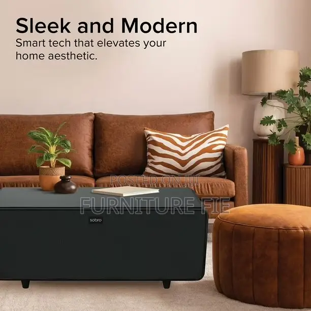 Sobro Smart Coffee Table With Refrigerator From Macy’S Usa