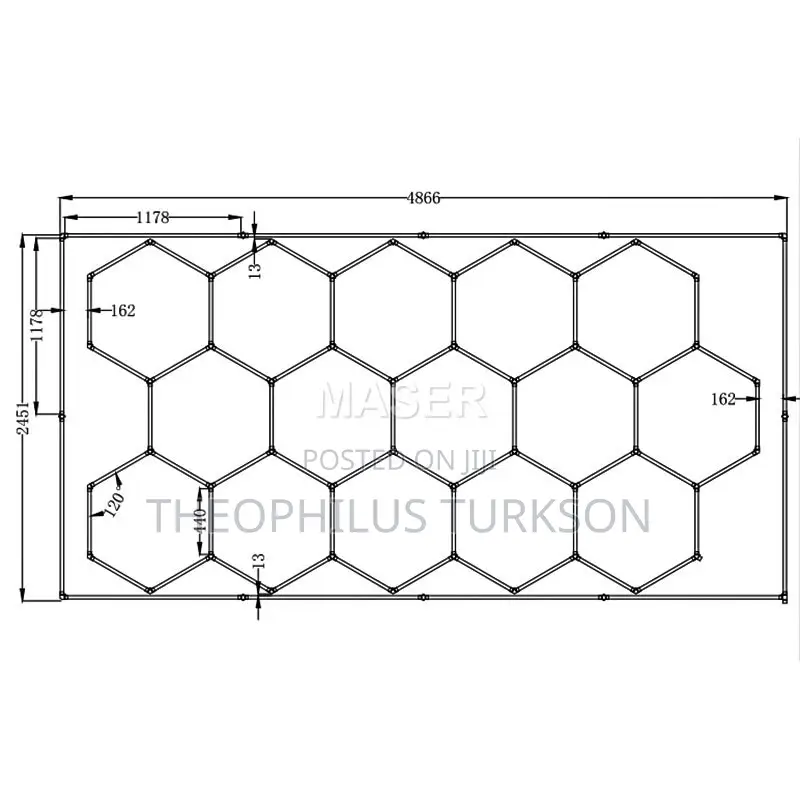 Modern Grid Ceiling Lights