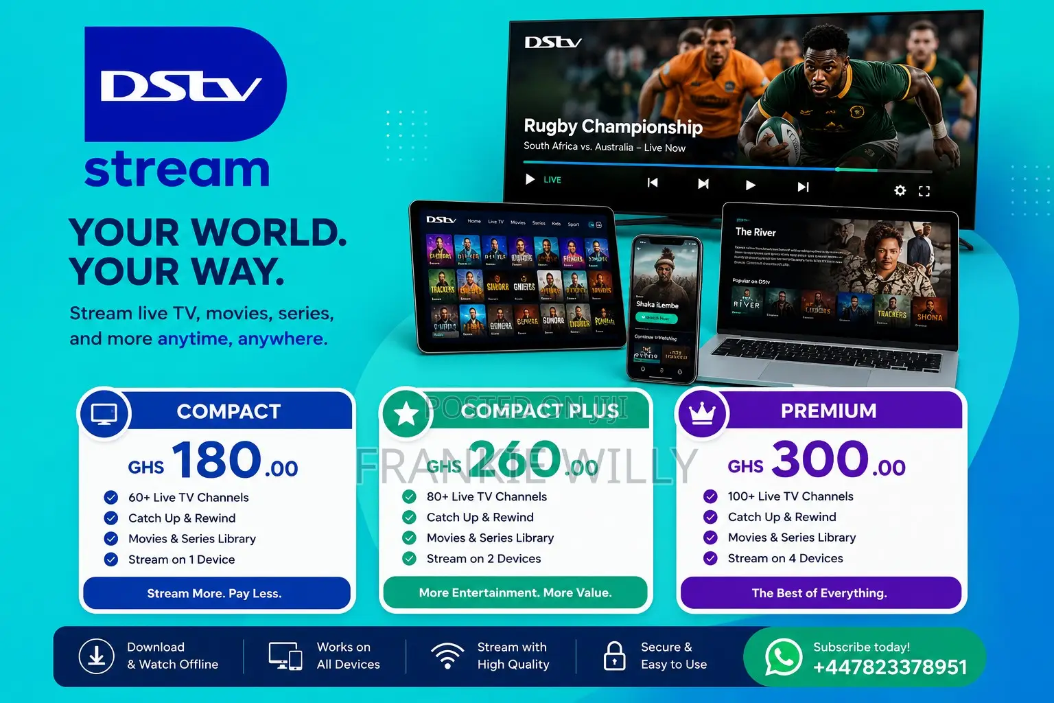 DSTV Stream Accounts