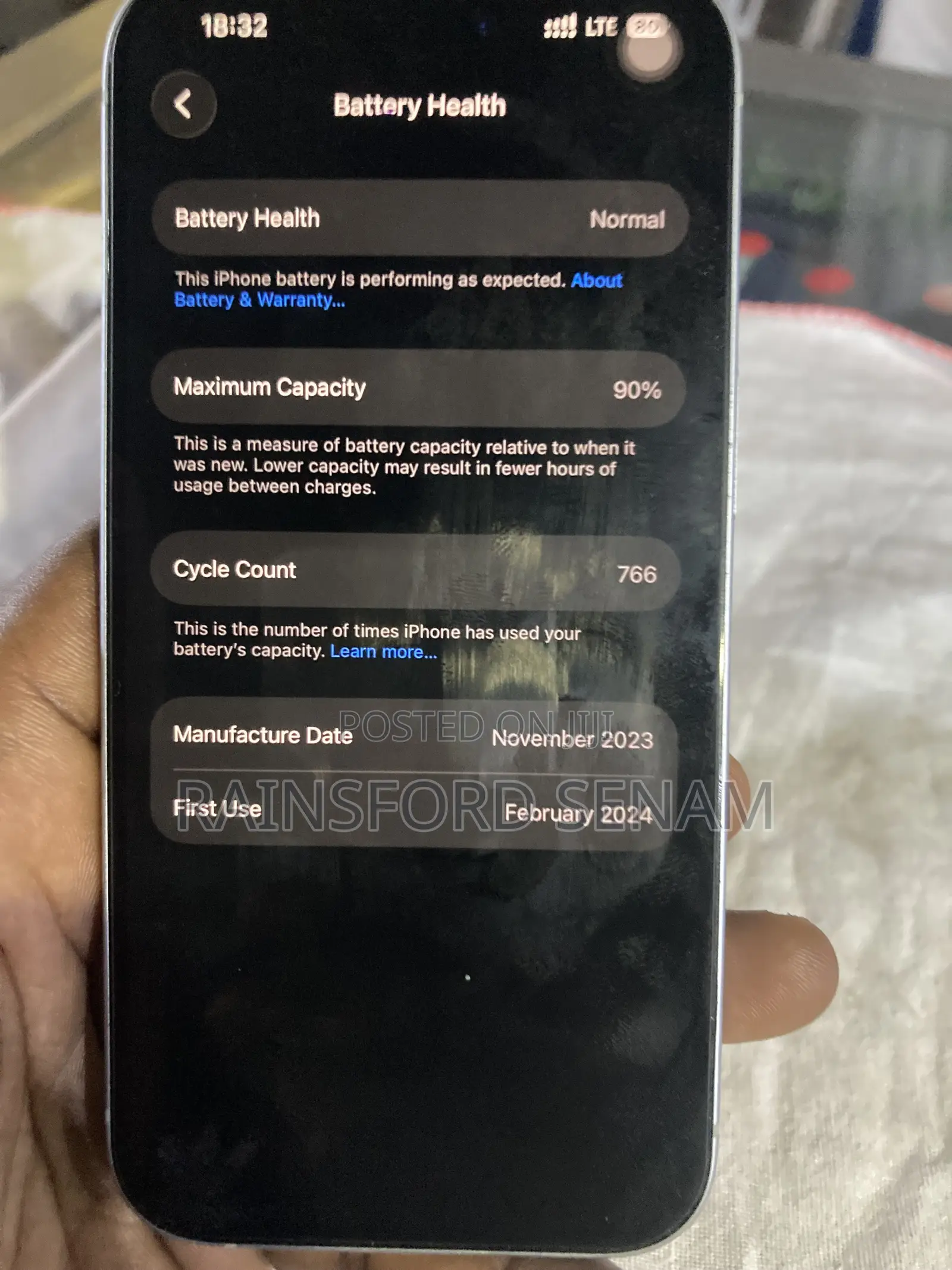 Apple iPhone 15 128 GB Blue