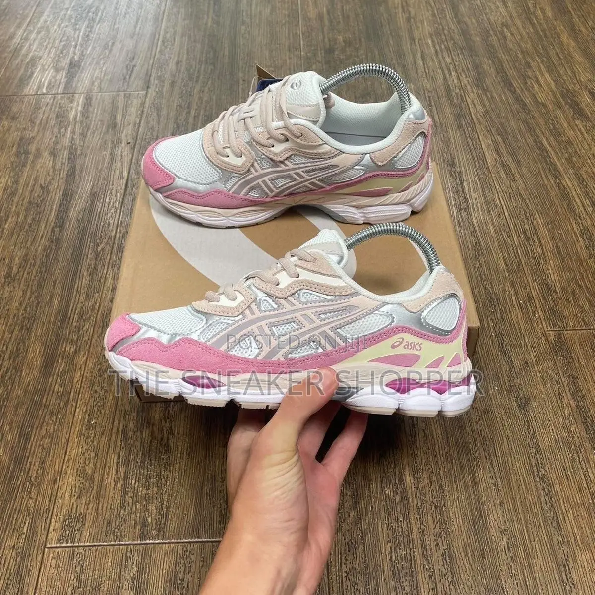 Asics GEL-NYC "White / Sweet Pink"