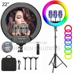 RGB LED Ring Light, 22 Inches