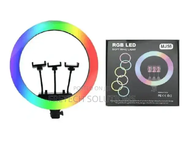 RGB LED Ring Light, 22 Inches