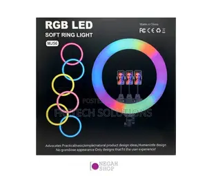 RGB LED Ring Light, 22 Inches