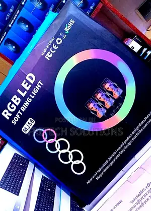 RGB LED Ring Light, 22 Inches