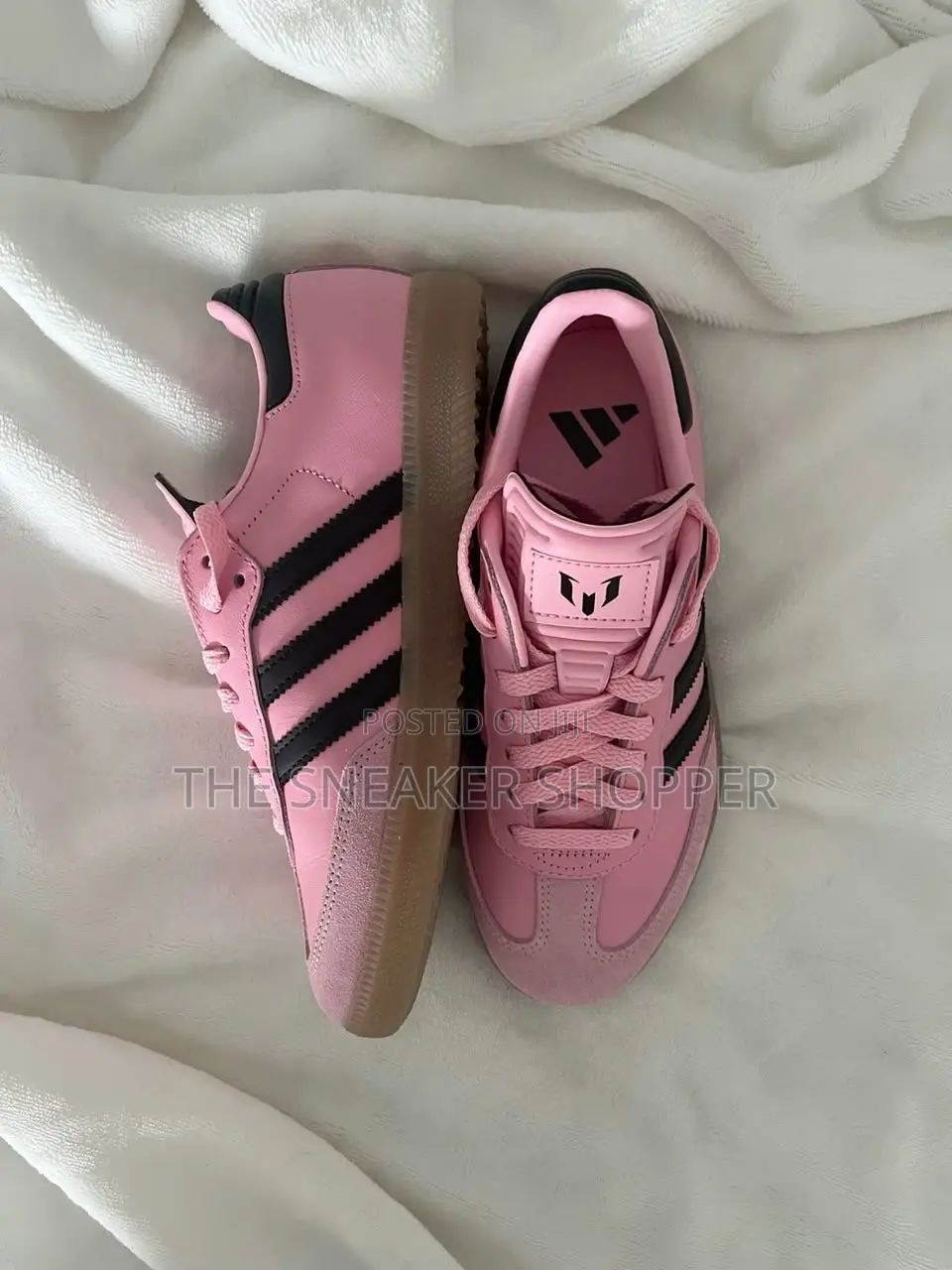 Adidas Samba OG X Lionel Messi "Light Pink / Lucid Pink"