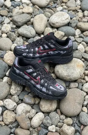 Nike P-6000 "Black / University Red - Washed / Tie-Dye