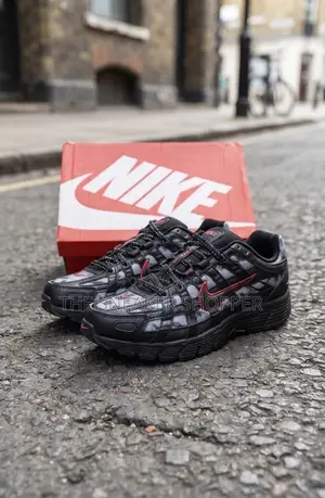 Nike P-6000 "Black / University Red - Washed / Tie-Dye