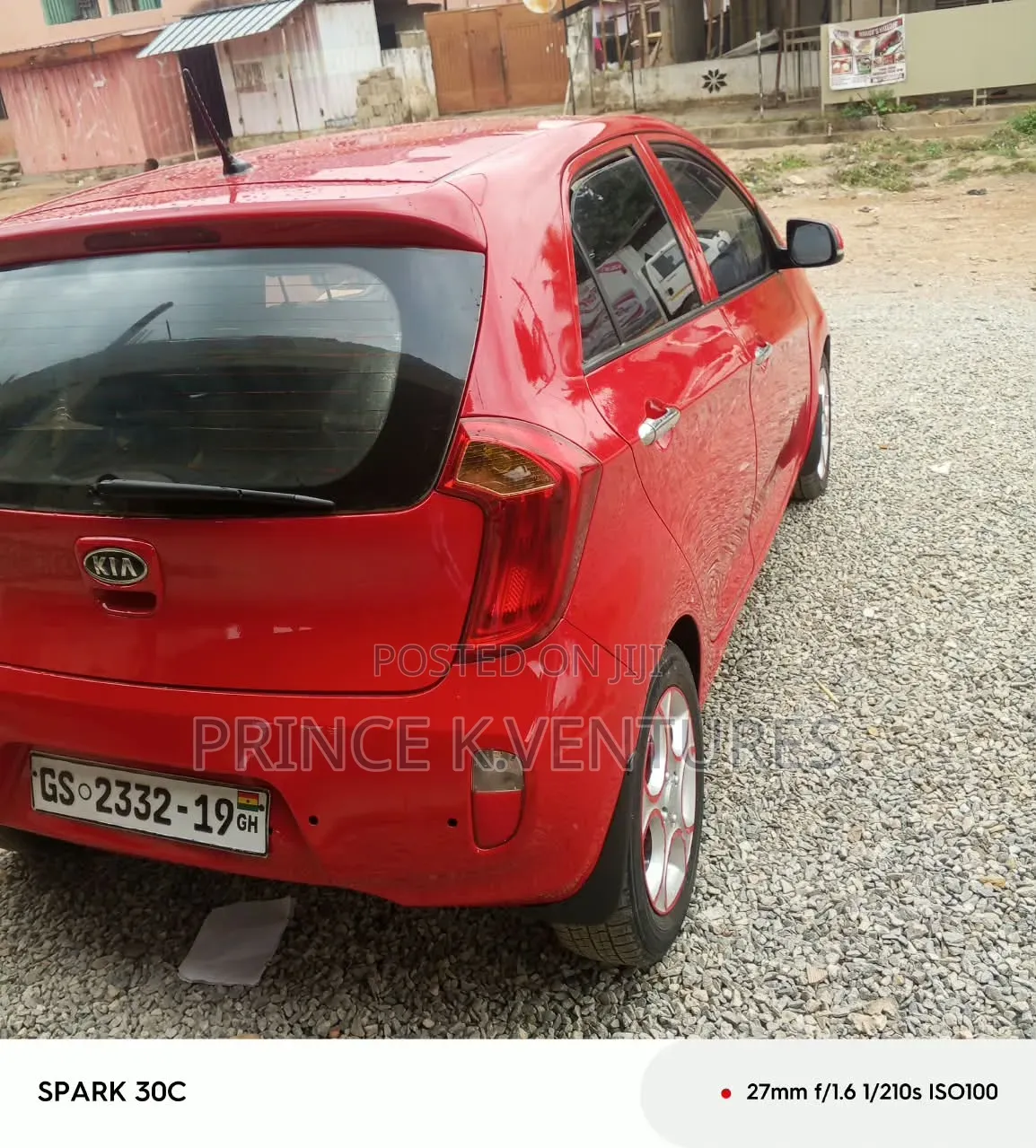 Kia Morning 2012 Red