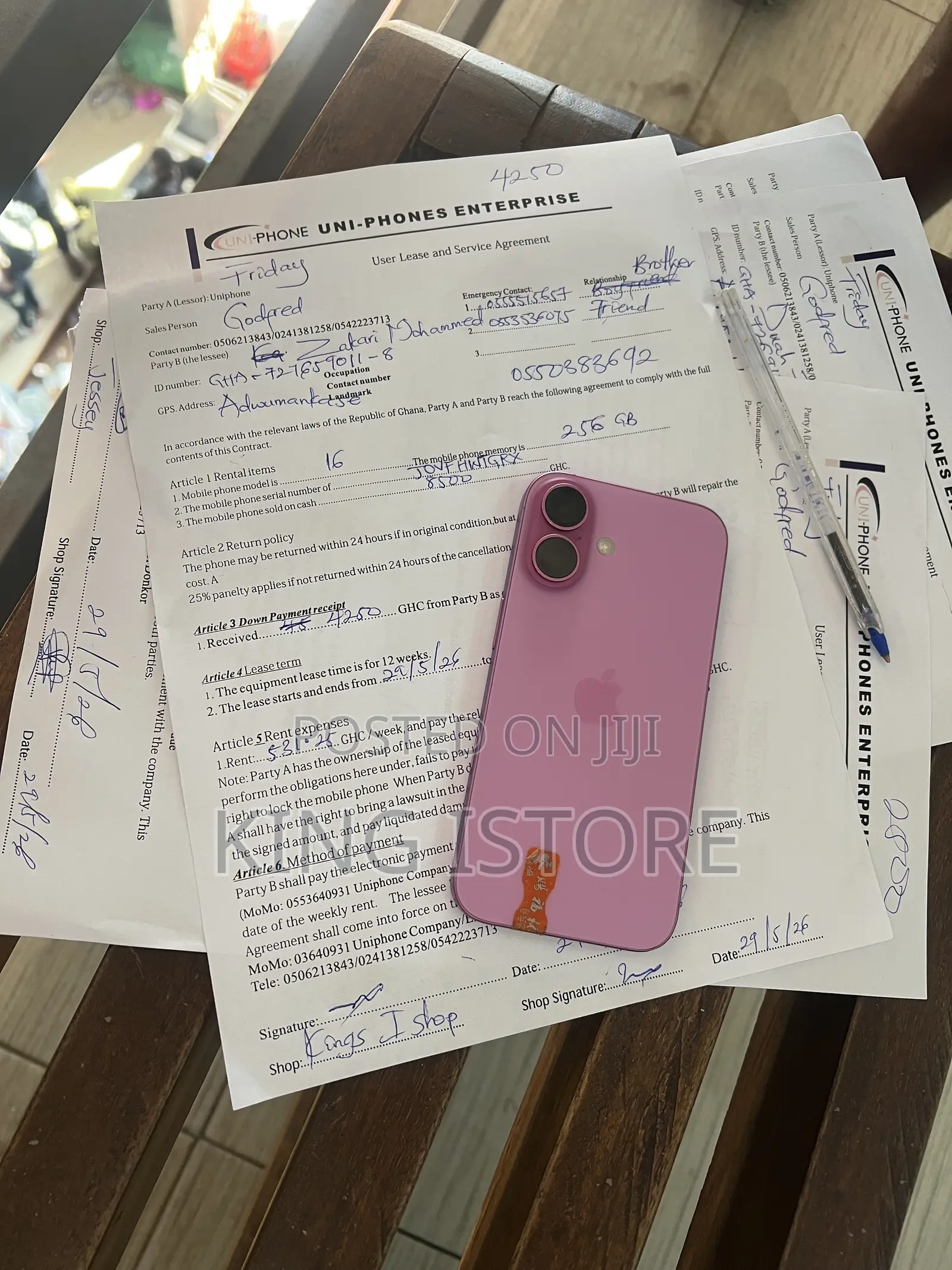 New Apple iPhone 16 128 GB Pink