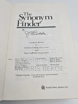 The Synonym Finder by J. I. Rodale Synonyms 1978 Hardcover