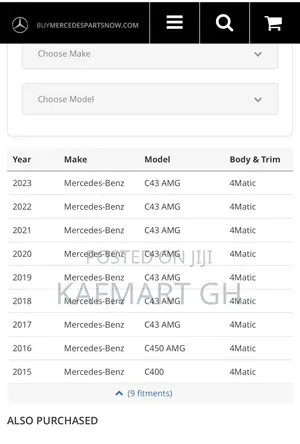 Mercedes Benz C43 AMG AWD W205 Front Drive Shafts Pair New