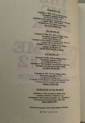 The Big Book of Tell Me WHY #2, HB, No DJ