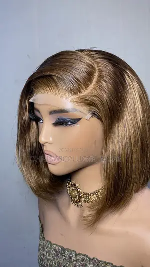 8” Double Drawn Bob Wig