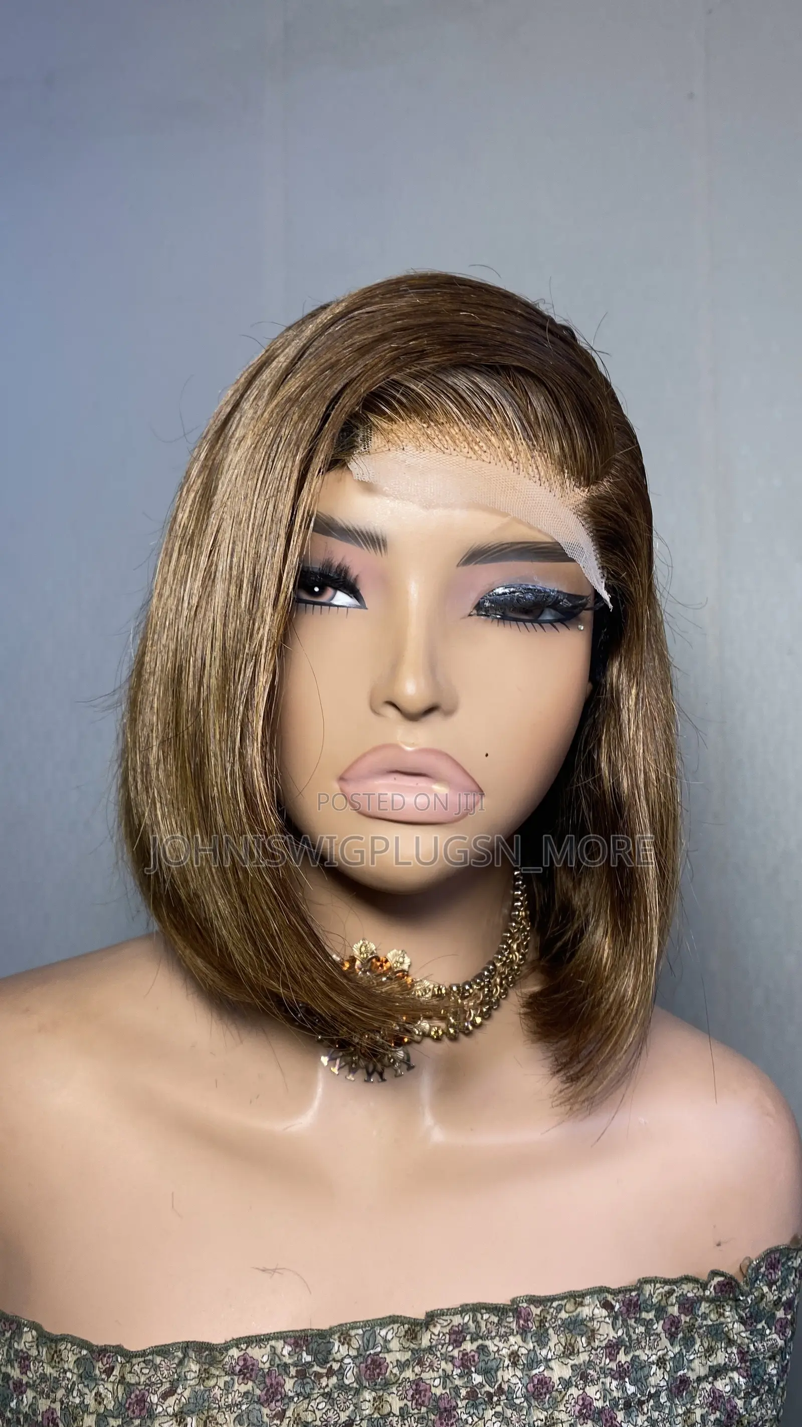8” Double Drawn Bob Wig