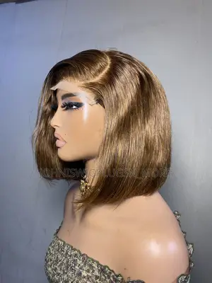 8” Double Drawn Bob Wig