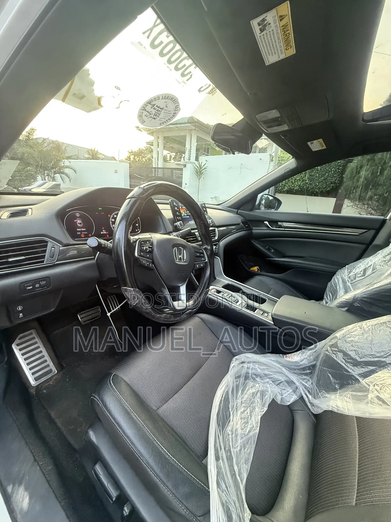 Honda Accord Sport (2.0L 4cyl Turbo 6M) 2019 White