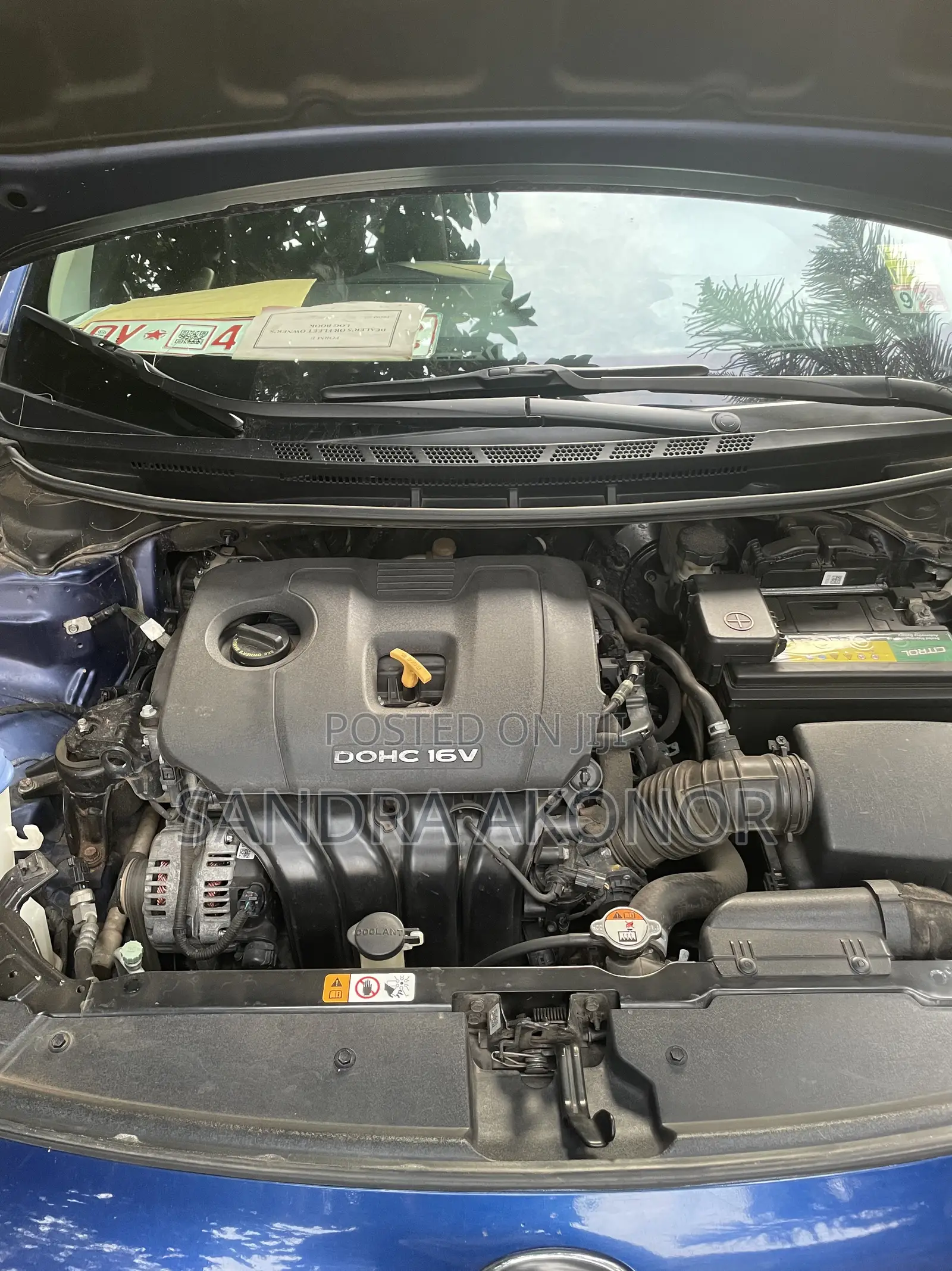 Kia Forte S Sedan 2017 Blue
