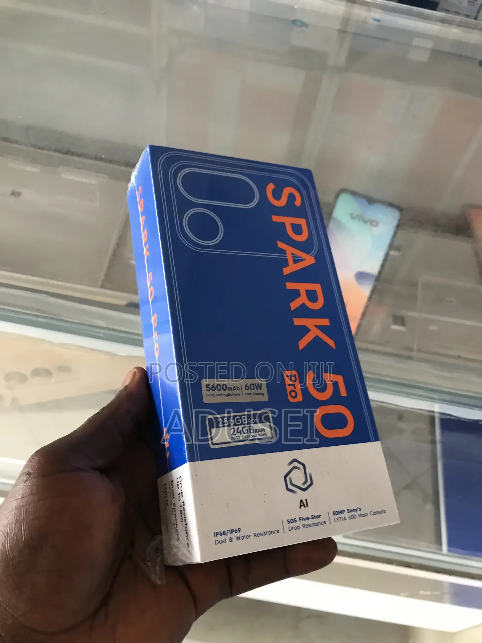 New Tecno Spark 50 Pro 256 GB Black