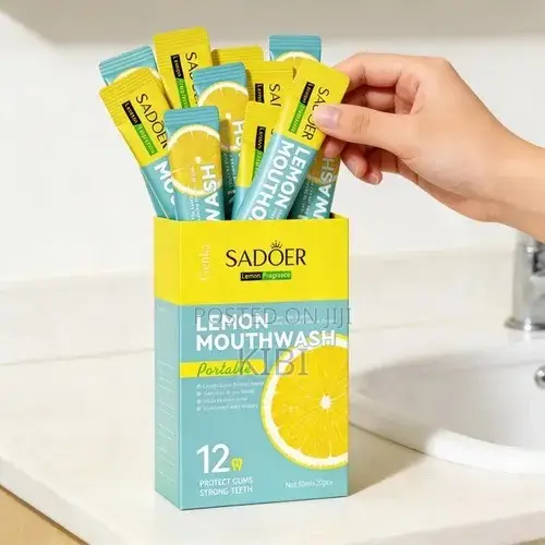 Mint Lemon Portable Mouthwash