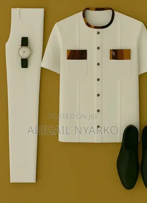 ​Executive Tailored Kaftans Two-Piece African Wear Sets