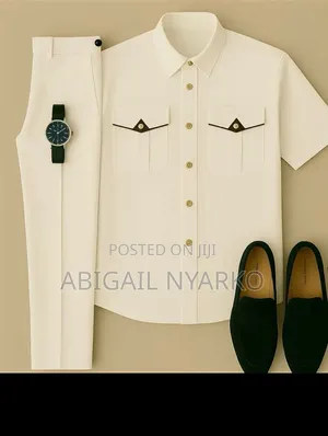 ​Executive Tailored Kaftans Two-Piece African Wear Sets