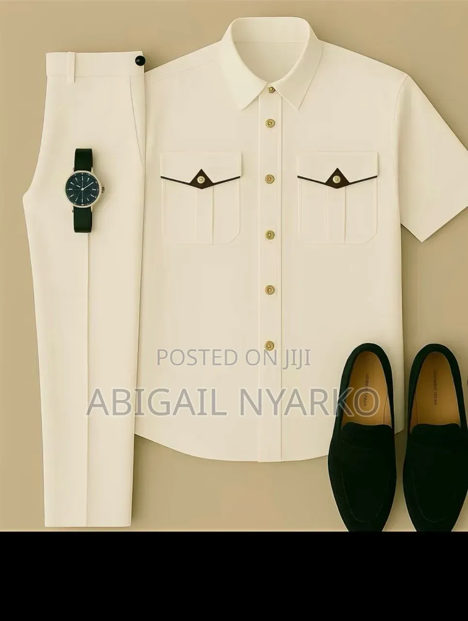 ​Executive Tailored Kaftans Two-Piece African Wear Sets