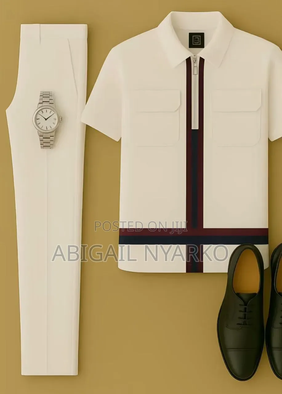 ​Executive Tailored Kaftans Two-Piece African Wear Sets
