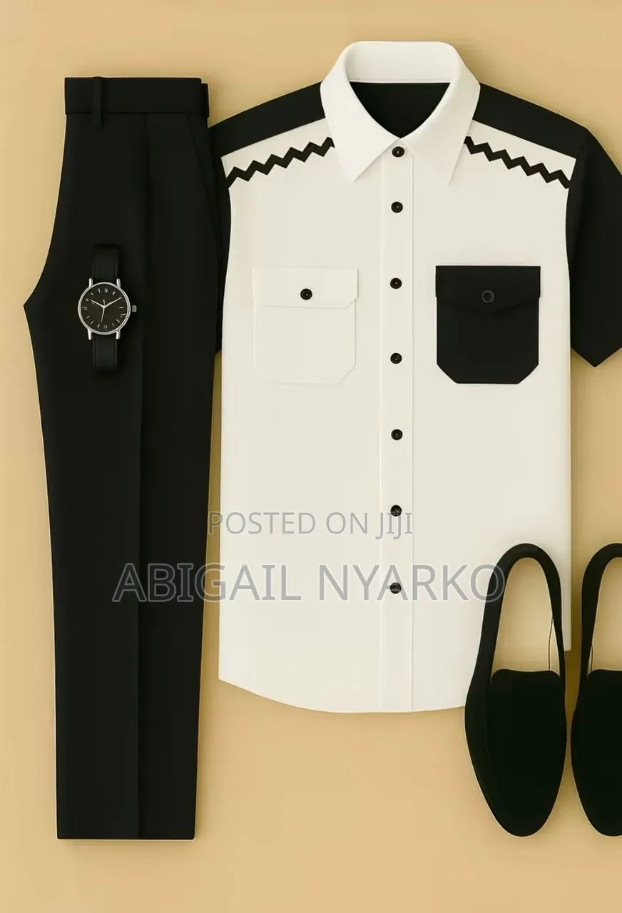 ​Executive Tailored Kaftans Two-Piece African Wear Sets
