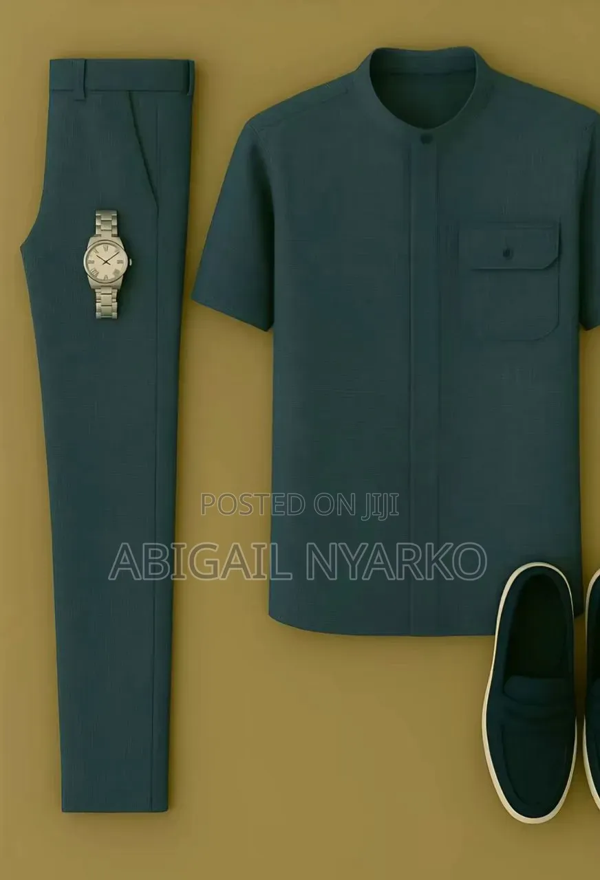 ​Executive Tailored Kaftans Two-Piece African Wear Sets