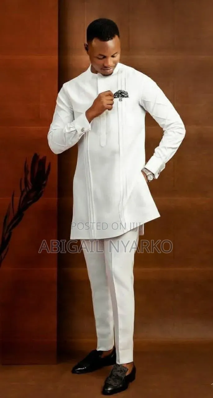 ​Executive Tailored Kaftans Two-Piece African Wear Sets