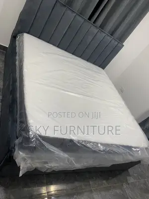 Line Line Queen Size Bed Frame With Mattress