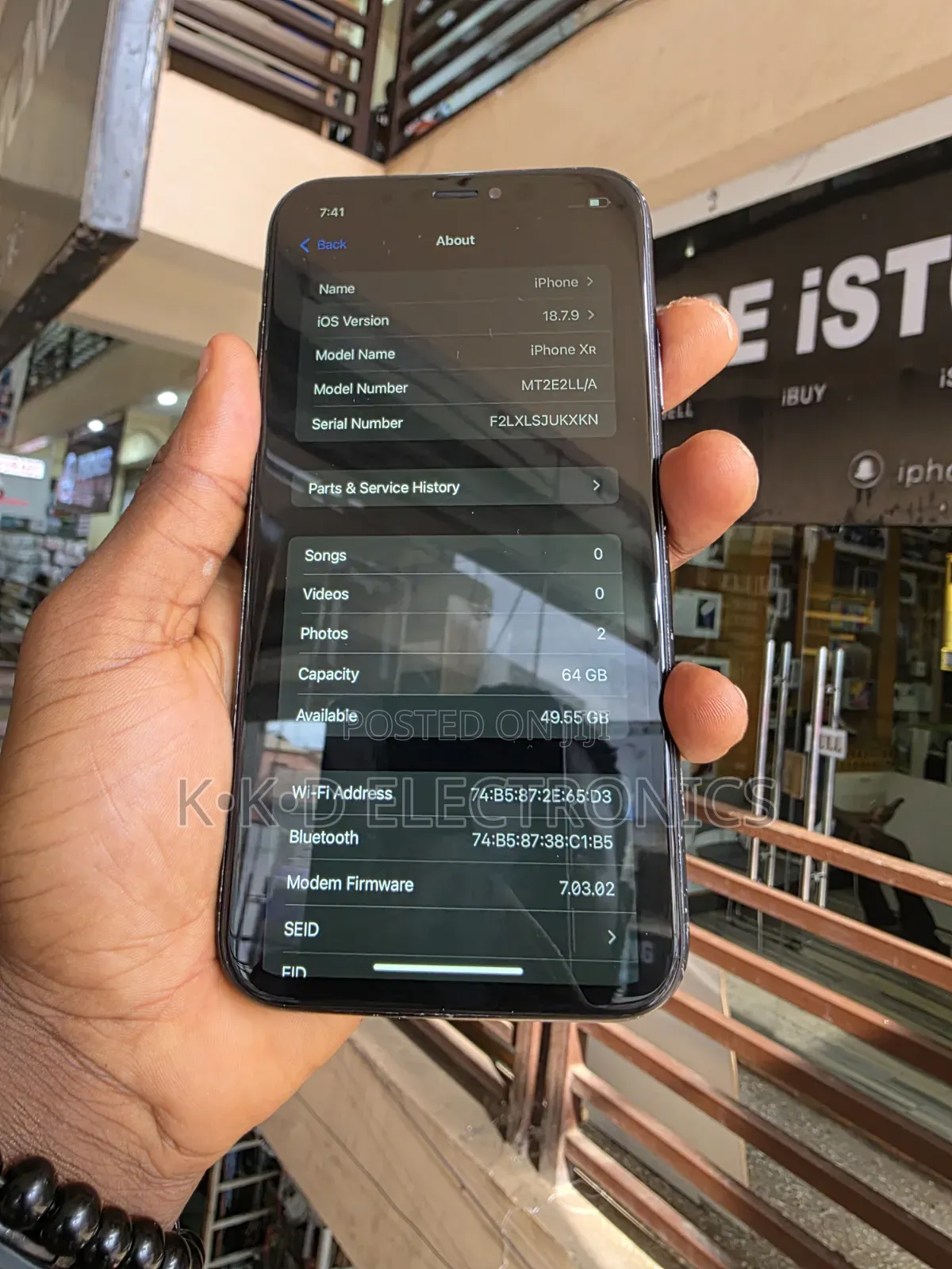 Apple iPhone XR 64 GB Black