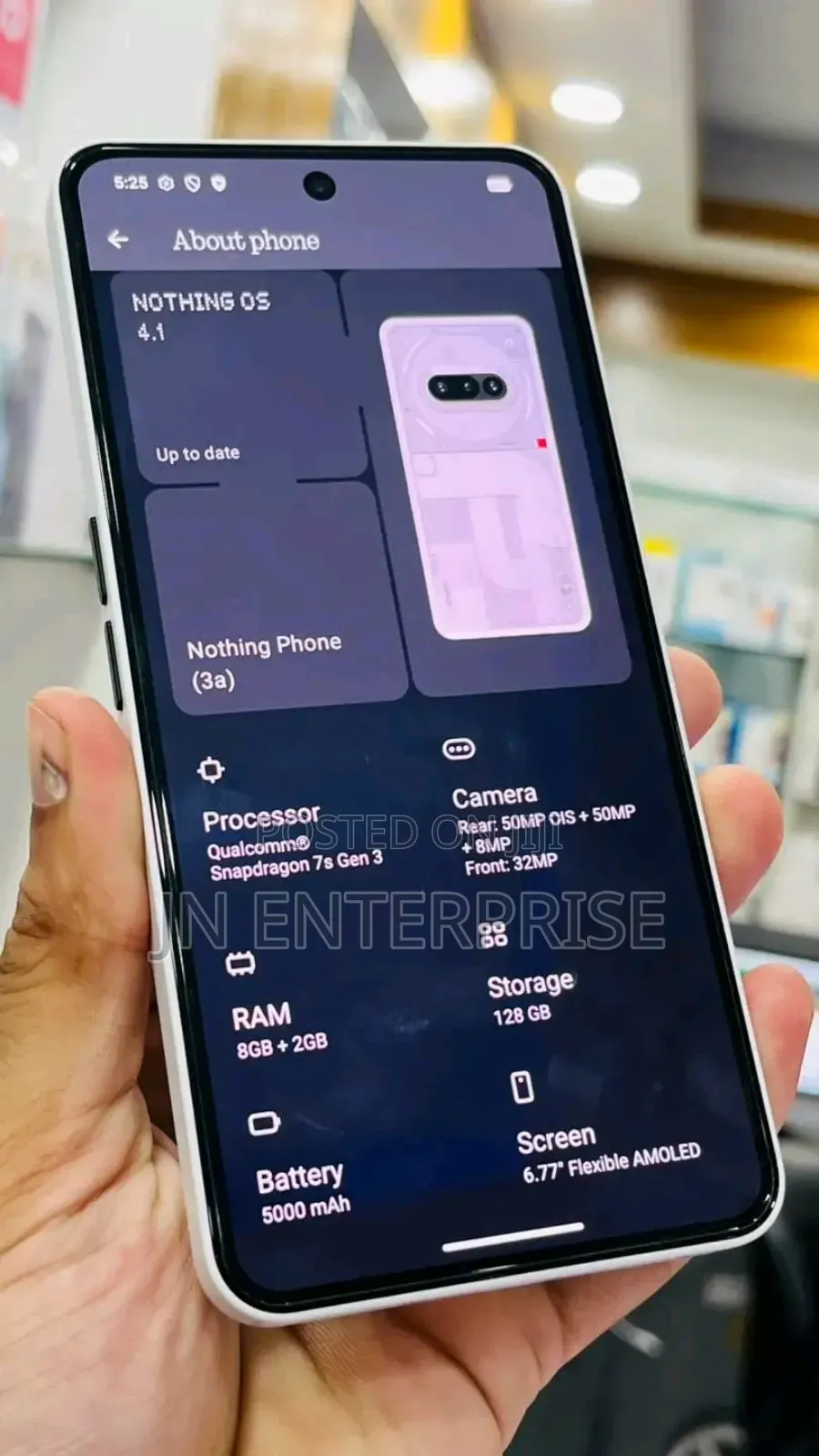 Nothing Phone 3a 128 GB Gray