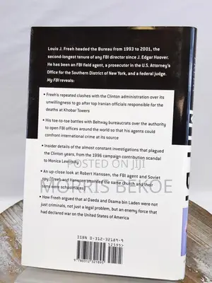 My FBI: Fighting the War on Terror by Louis Freeh 2005 Hardcover Book