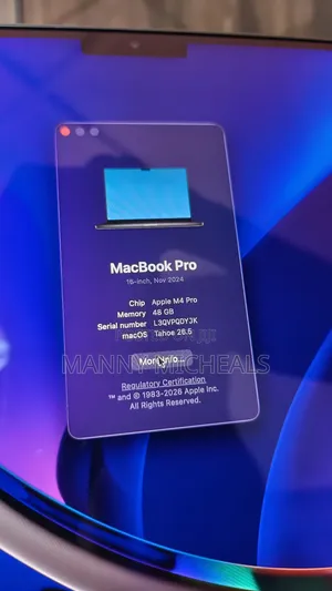 Laptop Apple MacBook Pro 2024 M4 Pro 48GB Apple M4 Pro SSD 512GB