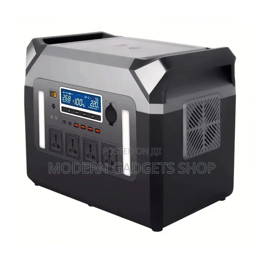 3000W Portable Solar Power Station – Powerful Backup Generator