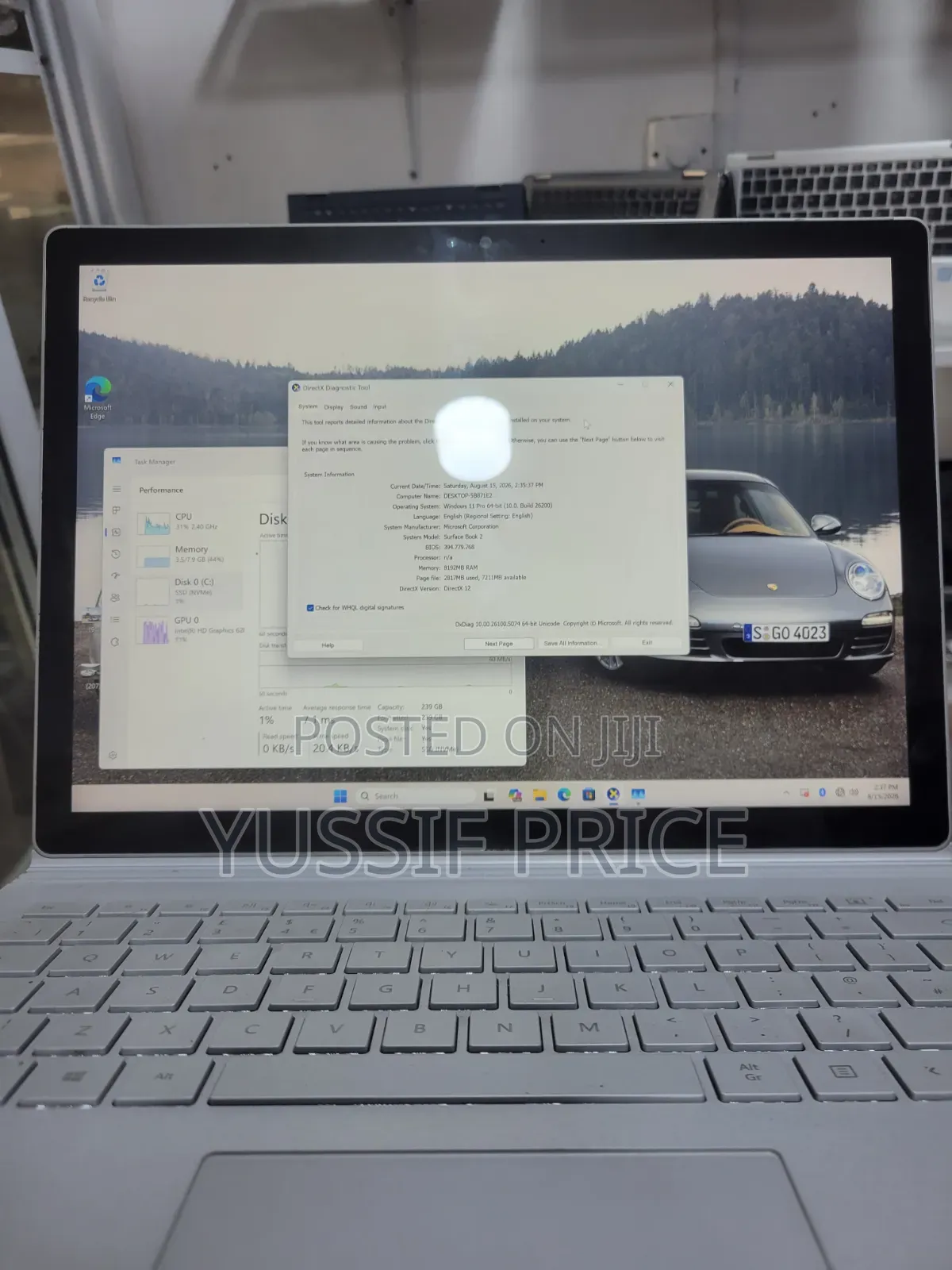 Laptop Microsoft Surface Book 2 8GB Intel Core i5 SSD 256GB