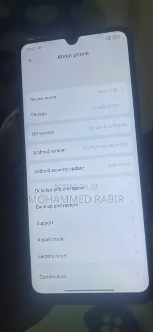 Xiaomi Redmi 14C 256 GB Black