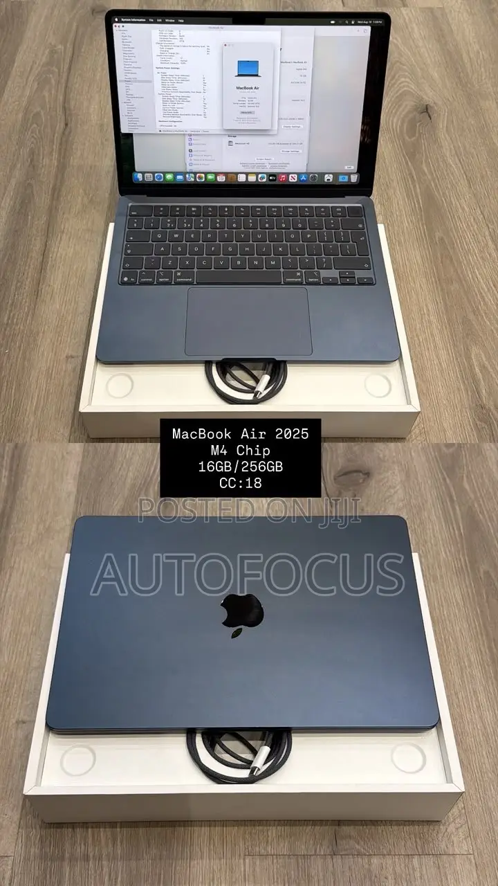 Laptop Apple MacBook Air 2025 M4 16GB Apple M4 SSD 256GB